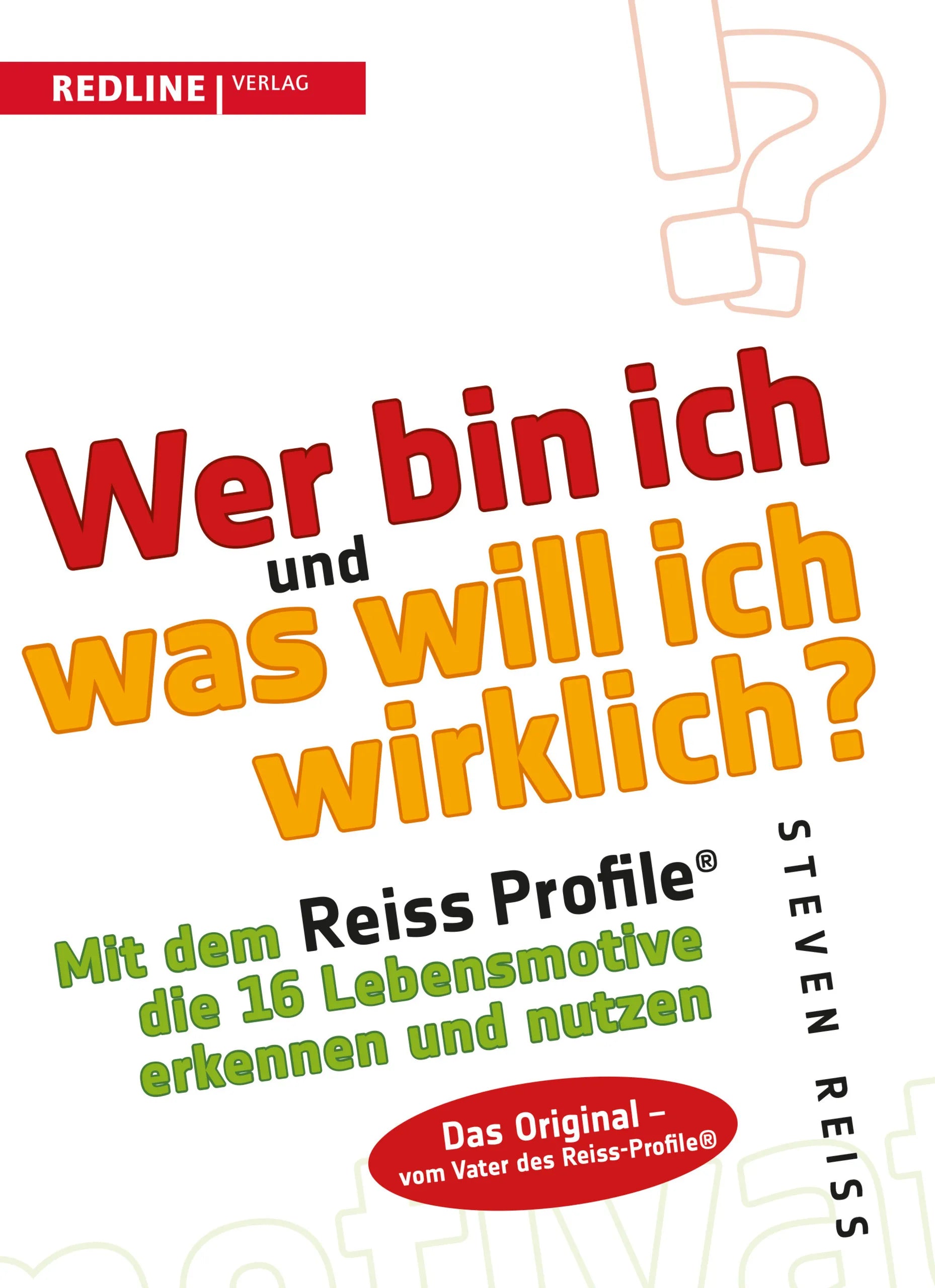 Buchcover von 'Wer bin ich und was will ich wirklich?' - Taschenbuch von Steven Reiss