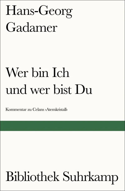 Wer bin Ich und wer bist Du?