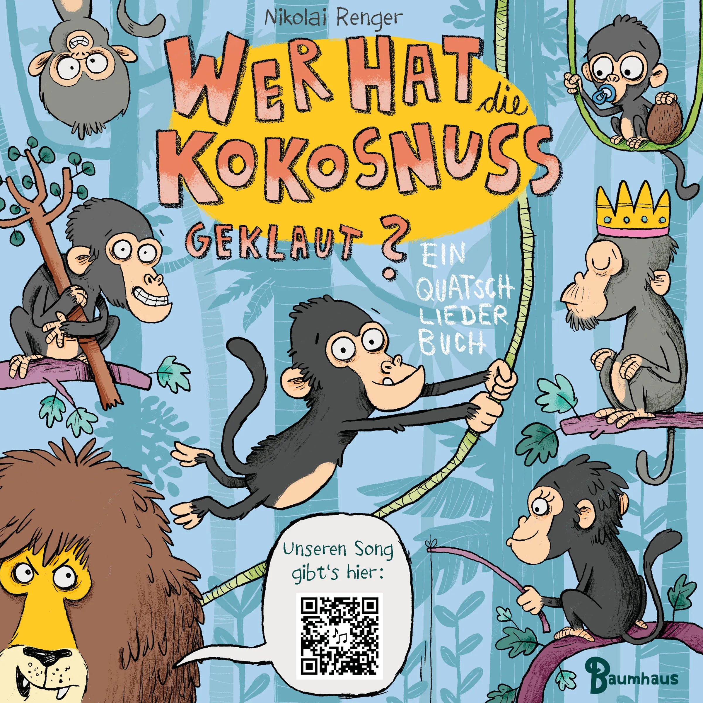 Buchcover von 'Wer hat die Kokosnuss geklaut?' - Gebundene Ausgabe von Nikolai Renger