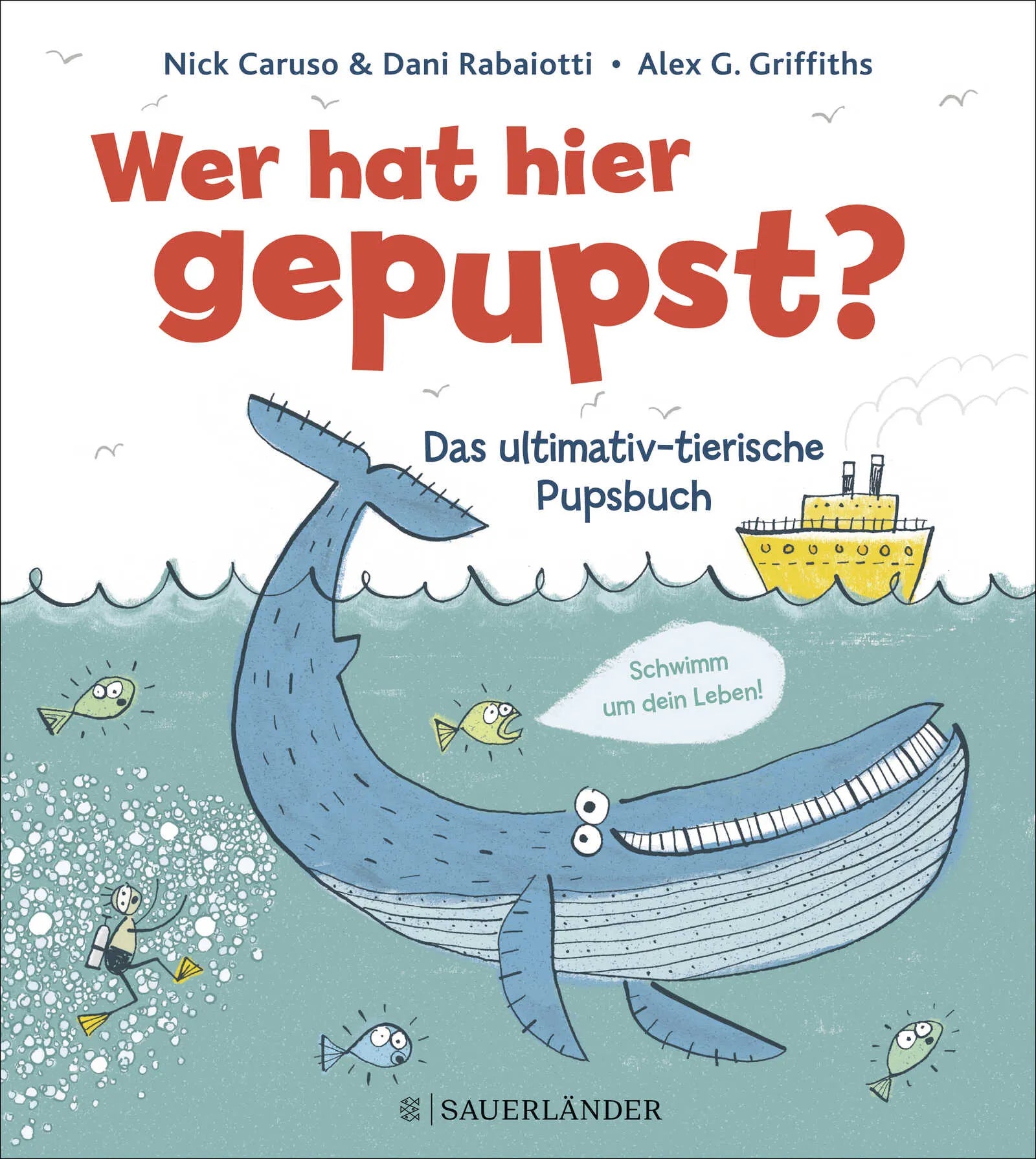 Buchcover von 'Wer hat hier gepupst?' - Gebundene Ausgabe von Nick Caruso