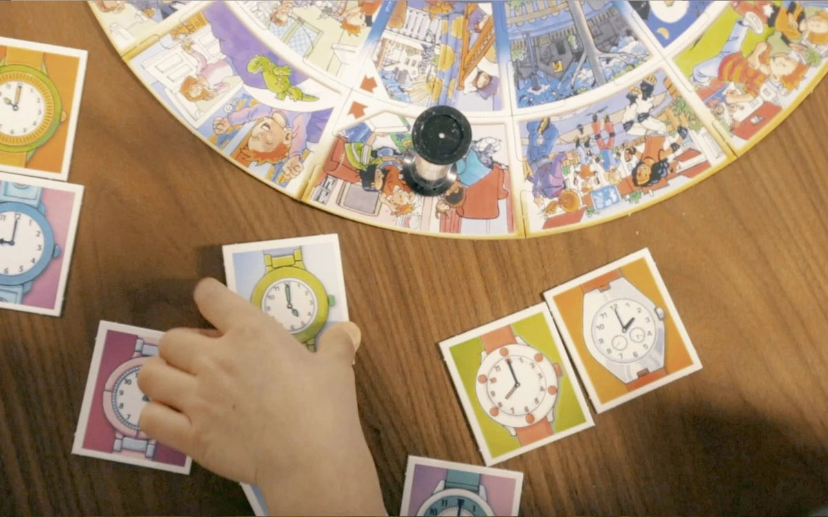 Wer kennt die Uhr? - Kinderspiel ab 6 Jahre – Ansicht