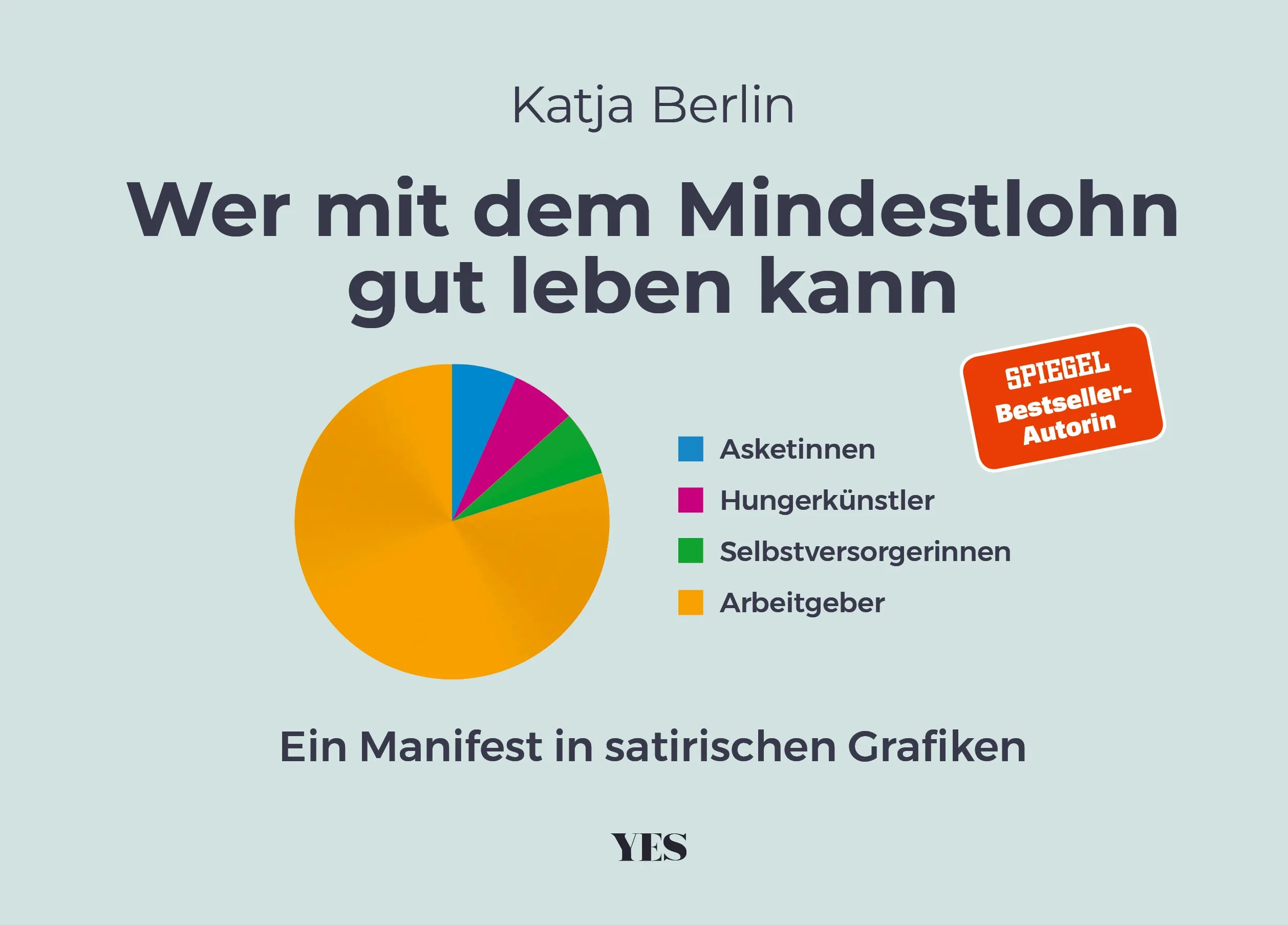 Buchcover von 'Wer mit dem Mindestlohn gut leben kann' - Gebundene Ausgabe von Katja Berlin