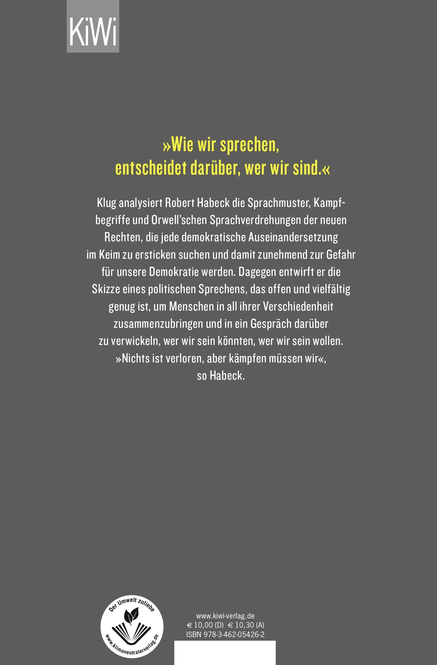 Buchrückseite von 'Wer wir sein könnten' mit Klappentext - Taschenbuch