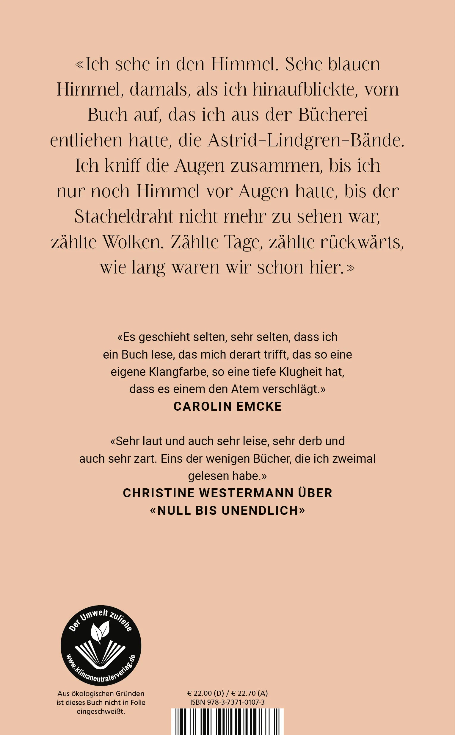 Buchrückseite von 'Wer wir sind' mit Klappentext - Gebundene Ausgabe
