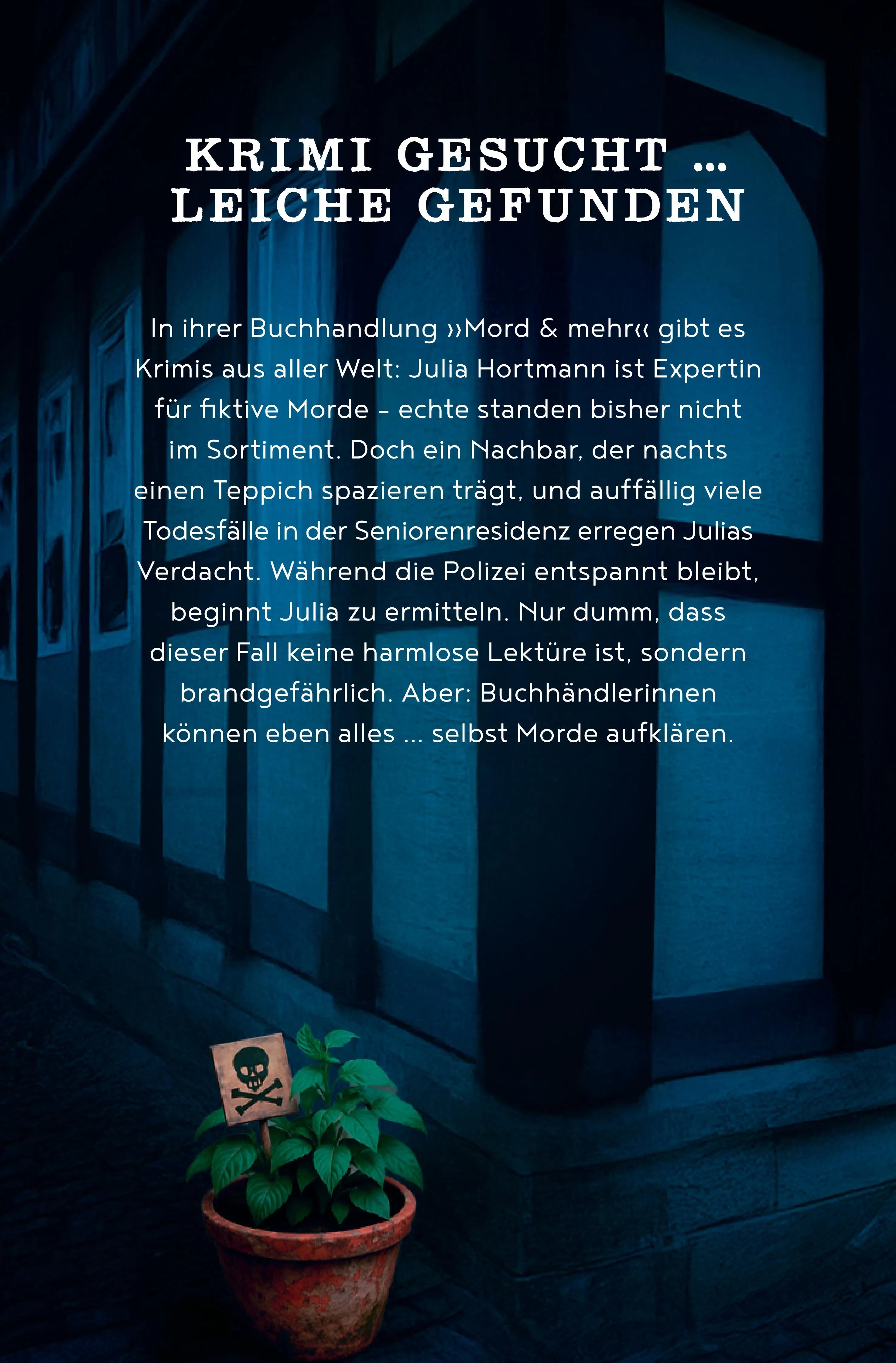 Rückseite: Wer zuerst liest, stirbt zuletzt (Taschenbuch)