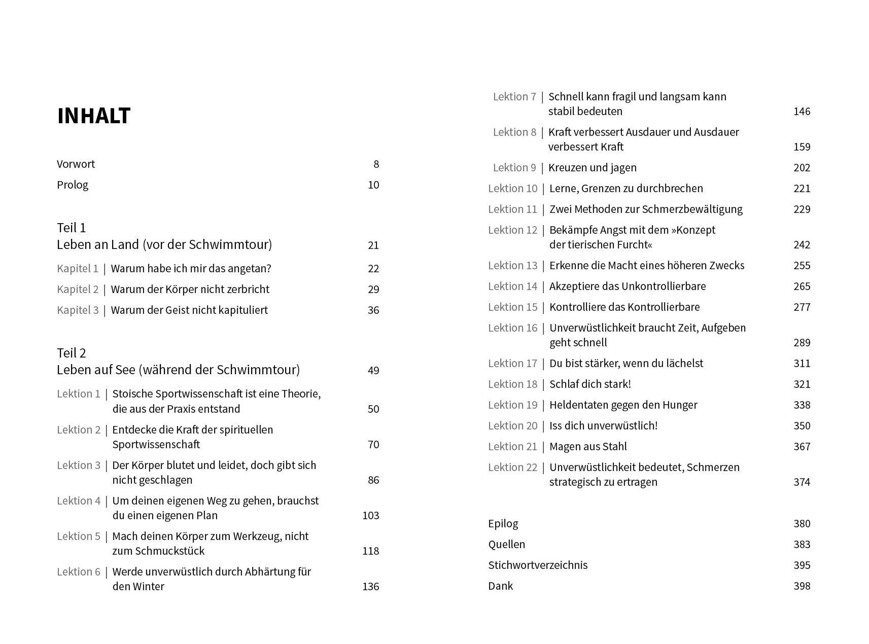 Innenansicht von 'Werde unbesiegbar' - Taschenbuch