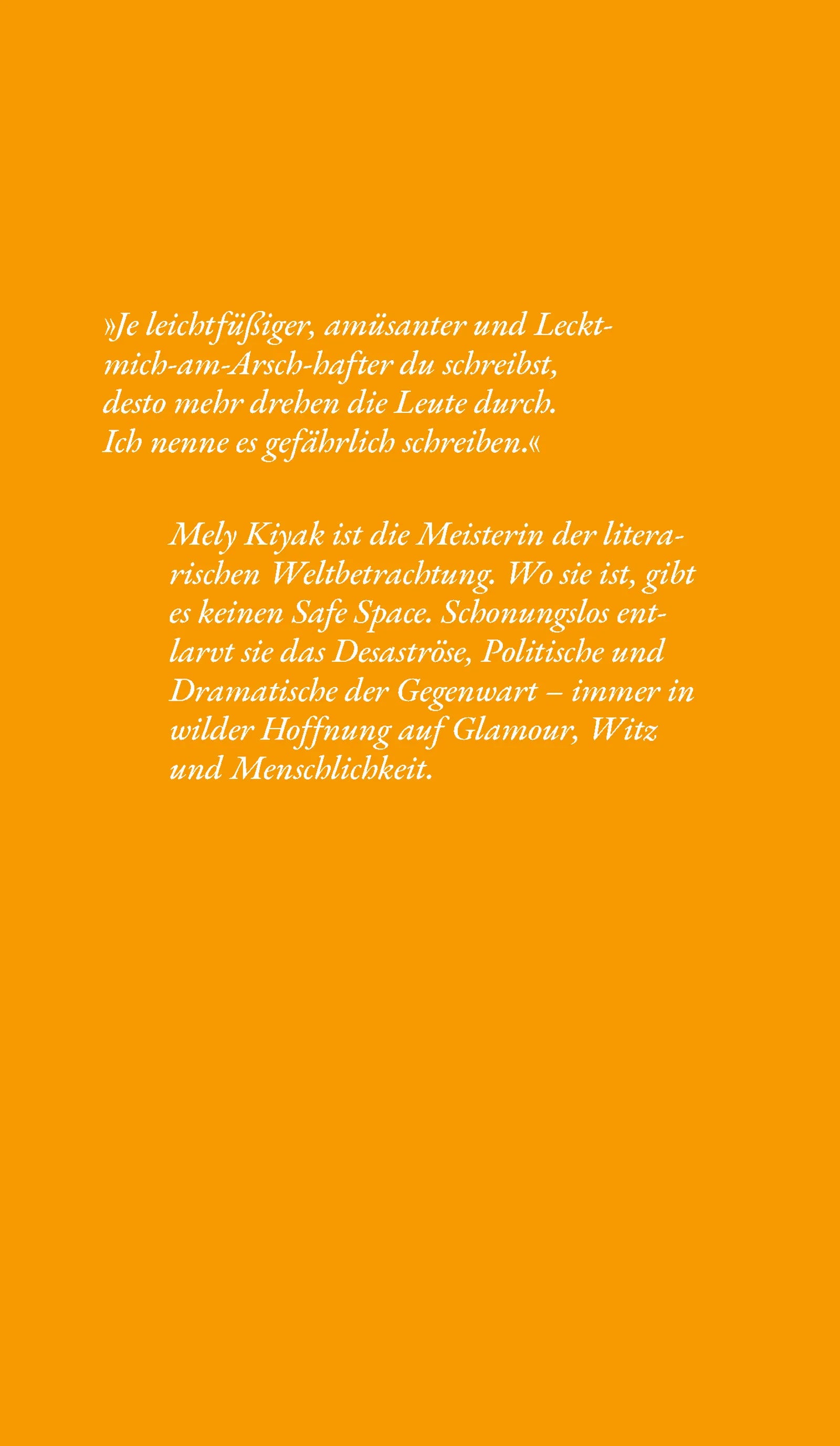 Mely Kiyak - Werden sie uns mit FlixBus deportieren?