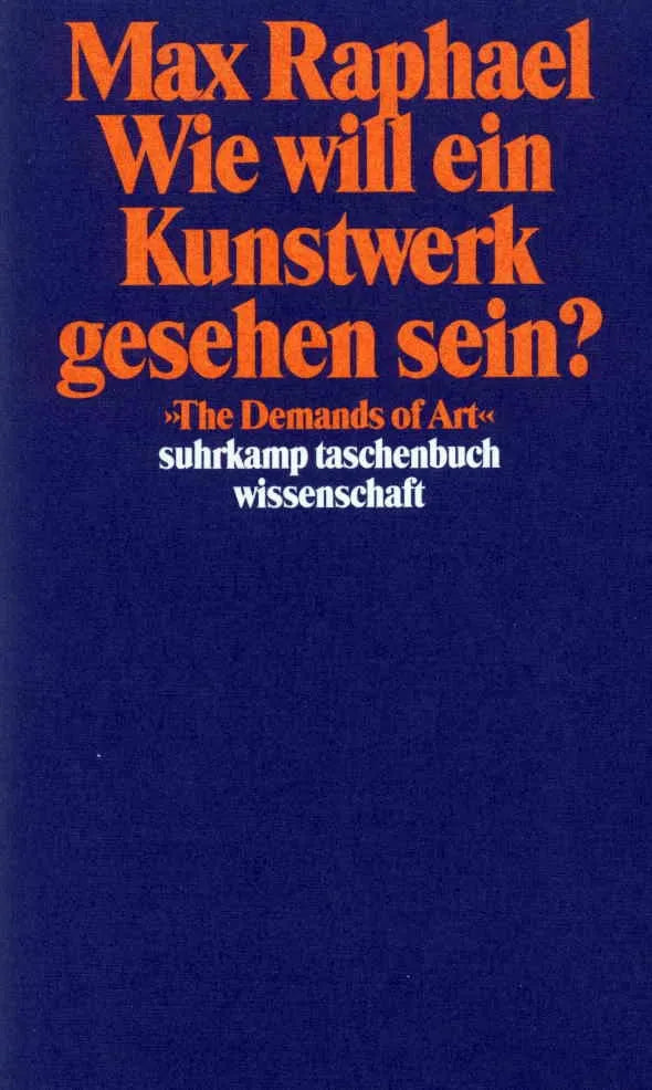 Buchcover von 'Werkausgabe. 11 Bände in Kassette' - Taschenbuch von Max Raphael
