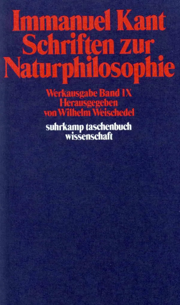 Buchcover von 'Werkausgabe in 12 Bänden' - Taschenbuch von Immanuel Kant