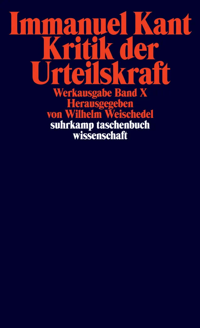 Buchcover von 'Werkausgabe in 12 Bänden' - Taschenbuch von Immanuel Kant
