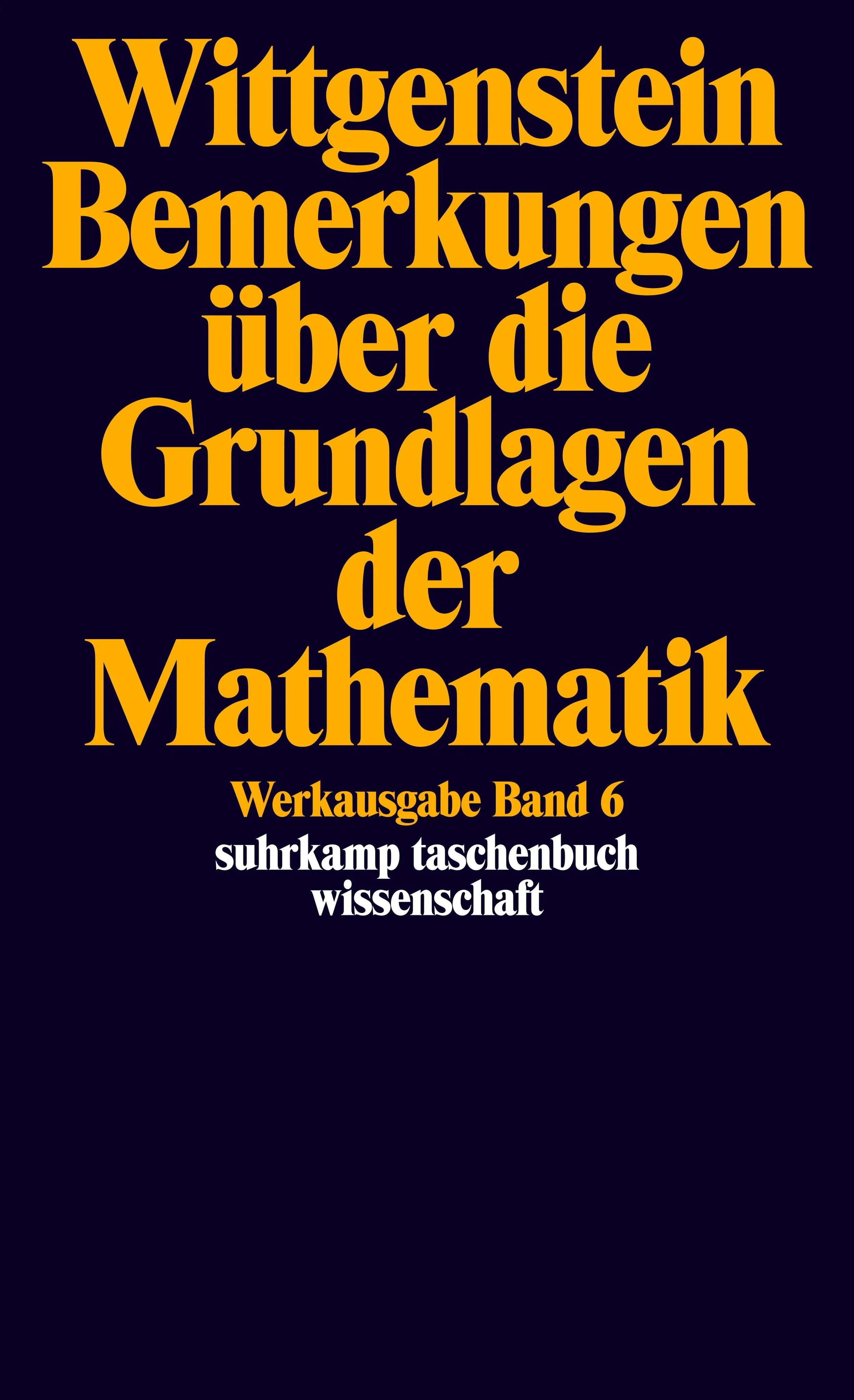 Buchcover von 'Werkausgabe in 8 Bänden' - Taschenbuch von Ludwig Wittgenstein