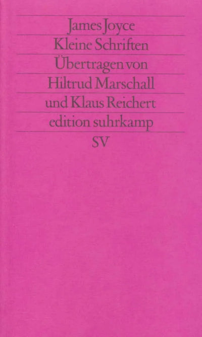 Werkausgabe in sechs Bänden in der edition suhrkamp