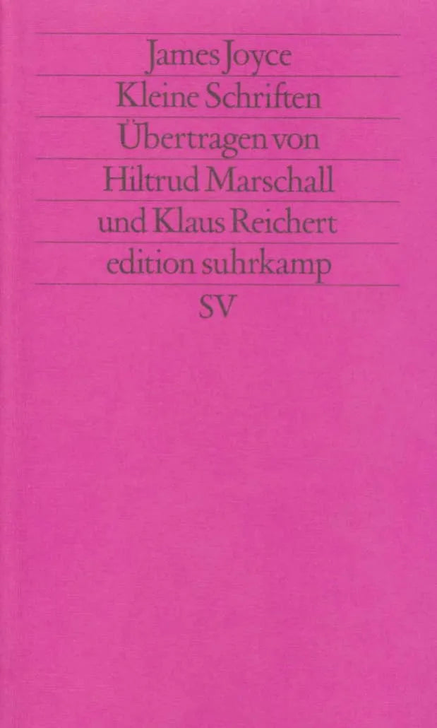 Buchcover von 'Werkausgabe in sechs Bänden in der edition suhrkamp' - Taschenbuch von James Joyce