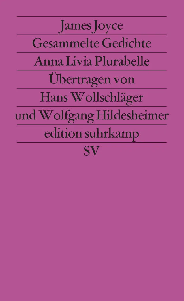 Buchcover von 'Werkausgabe in sechs Bänden in der edition suhrkamp' - Taschenbuch von James Joyce