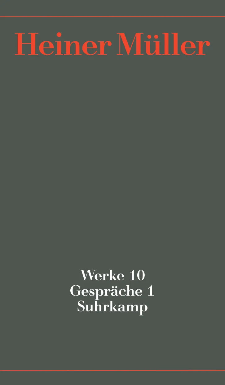 Buchcover von 'Werke' - Gebundene Ausgabe von Heiner Müller