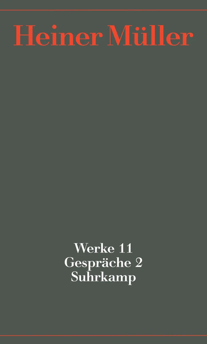 Buchcover von 'Werke' - Gebundene Ausgabe von Heiner Müller