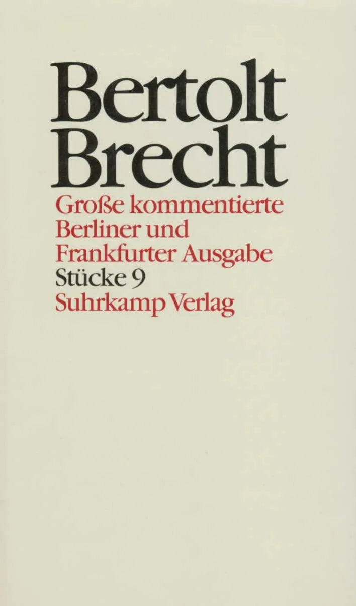 Buchcover von 'Werke. Große kommentierte Berliner und Frankfurter Ausgabe. 30 Bände' - Gebundene Ausgabe von Bertolt Brecht