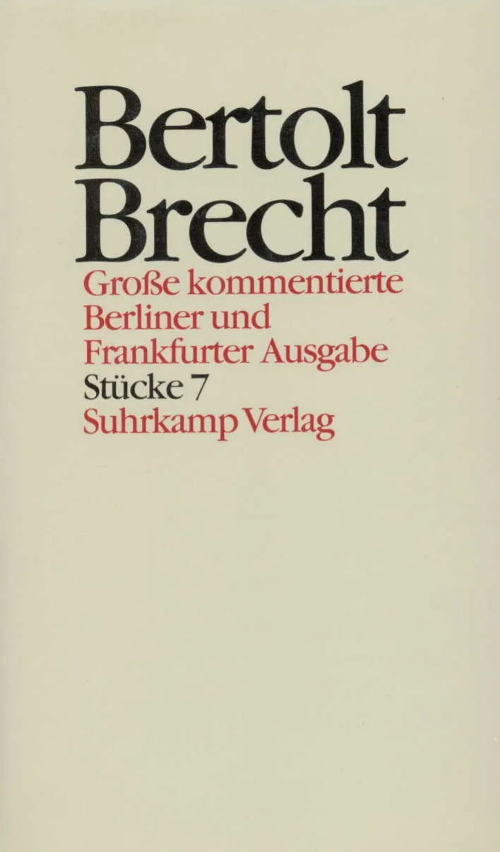 Buchcover von 'Werke. Große kommentierte Berliner und Frankfurter Ausgabe. 30 Bände' - Gebundene Ausgabe von Bertolt Brecht
