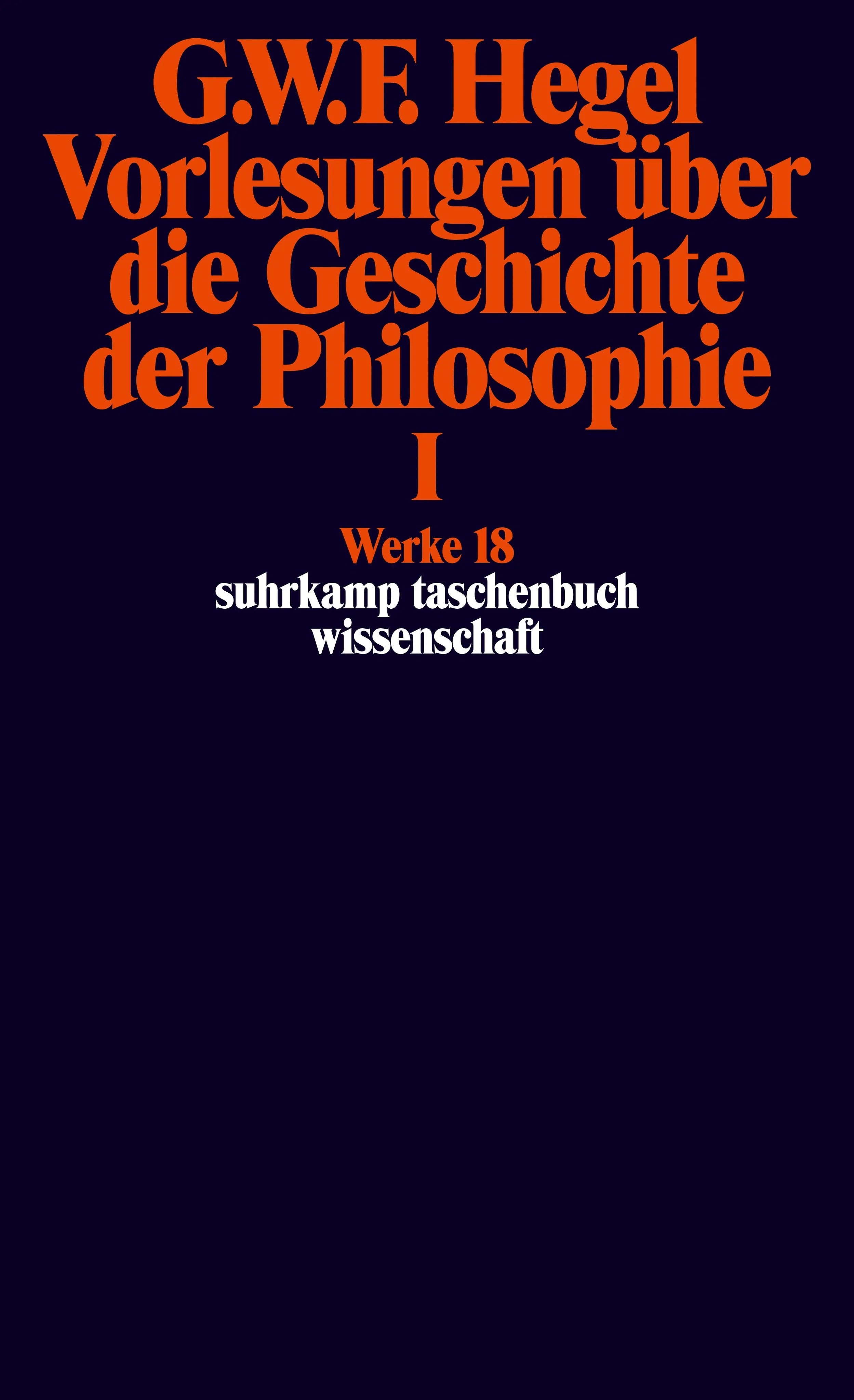 Buchcover von 'Werke in 20 Bänden mit Registerband' - Taschenbuch von Georg Wilhelm Friedrich Hegel