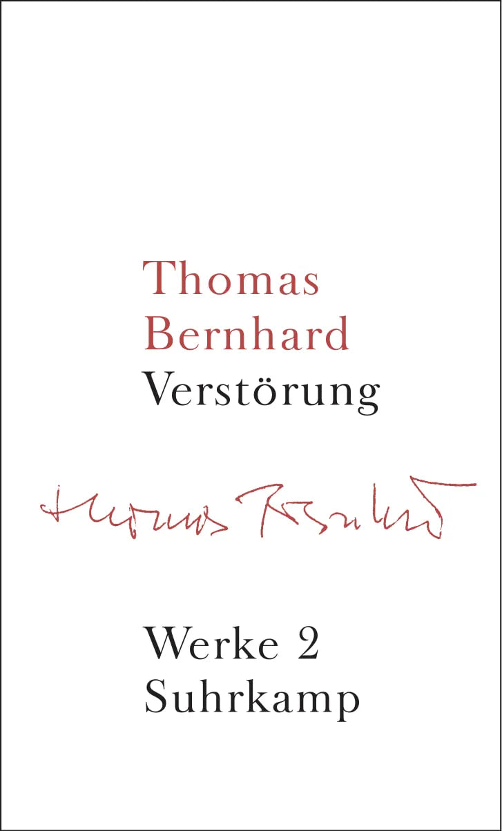 Buchcover von 'Werke in 22 Bänden' - Gebundene Ausgabe von Thomas Bernhard