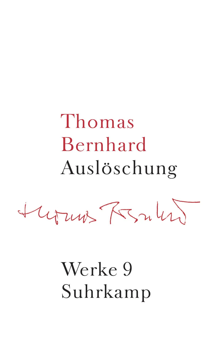 Buchcover von 'Werke in 22 Bänden' - Gebundene Ausgabe von Thomas Bernhard