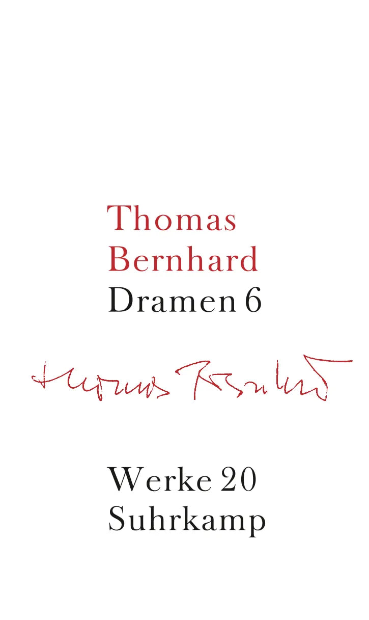 Buchcover von 'Werke in 22 Bänden.' - Gebundene Ausgabe von Thomas Bernhard
