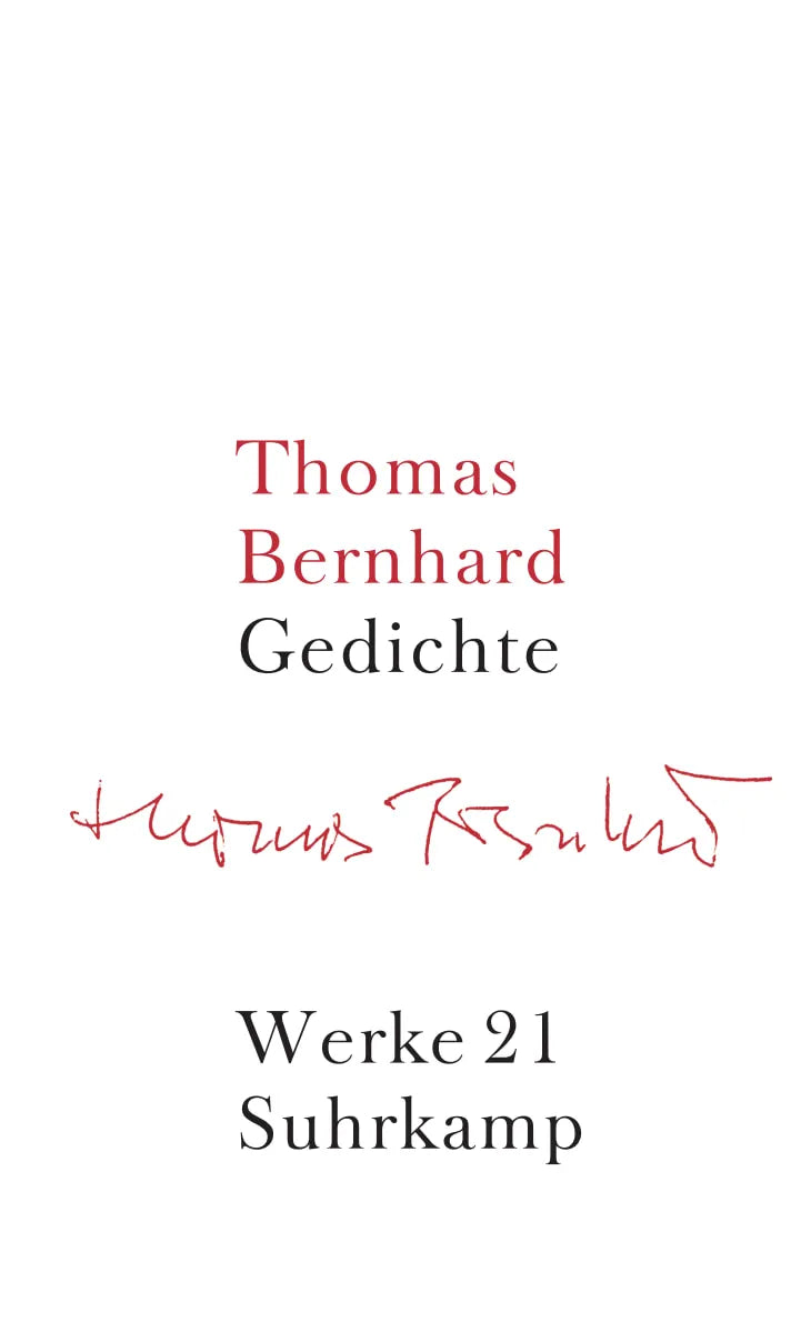 Buchcover von 'Werke in 22 Bänden' - Gebundene Ausgabe von Thomas Bernhard