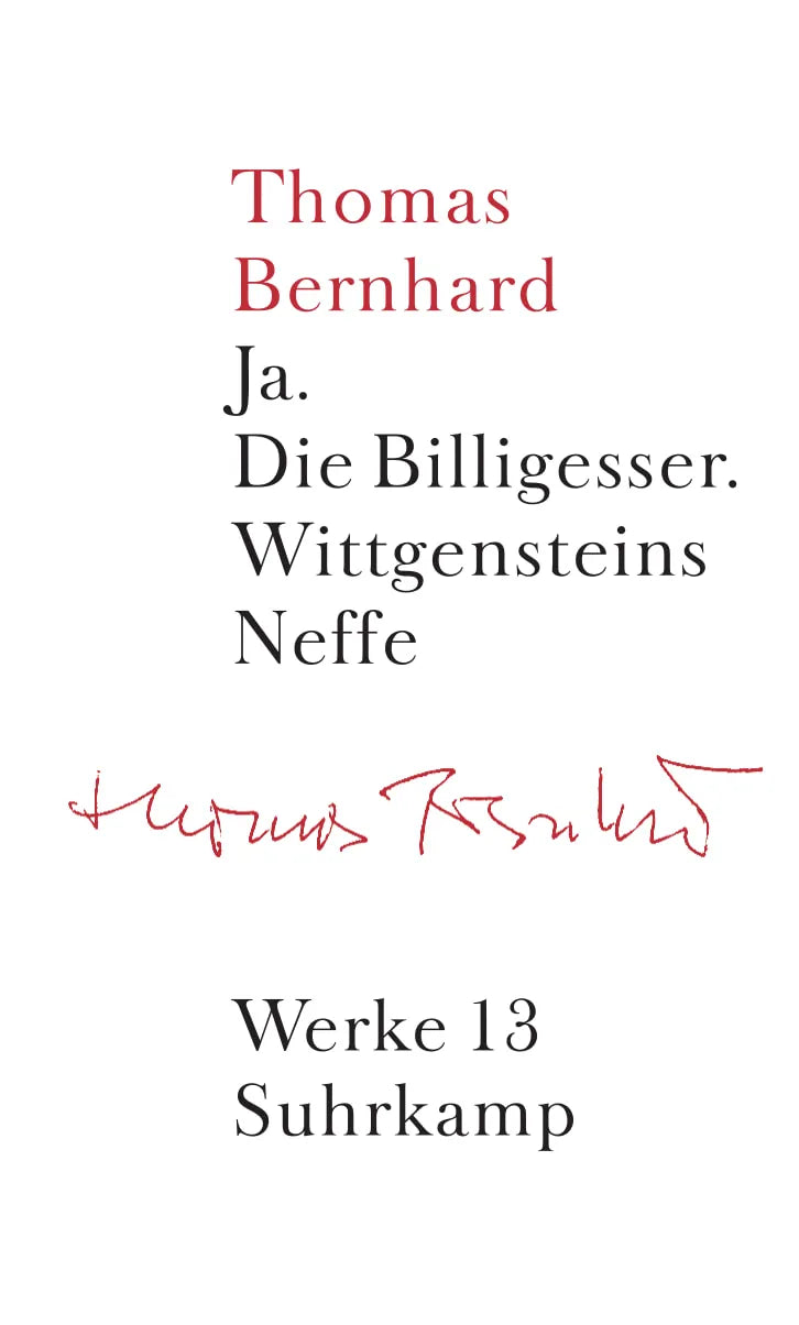 Buchcover von 'Werke in 22 Bänden' - Gebundene Ausgabe von Thomas Bernhard