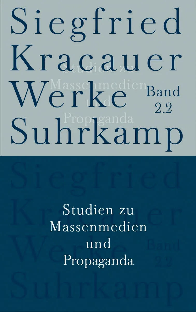 Buchcover von 'Werke in neun Bänden' - Gebundene Ausgabe von Siegfried Kracauer