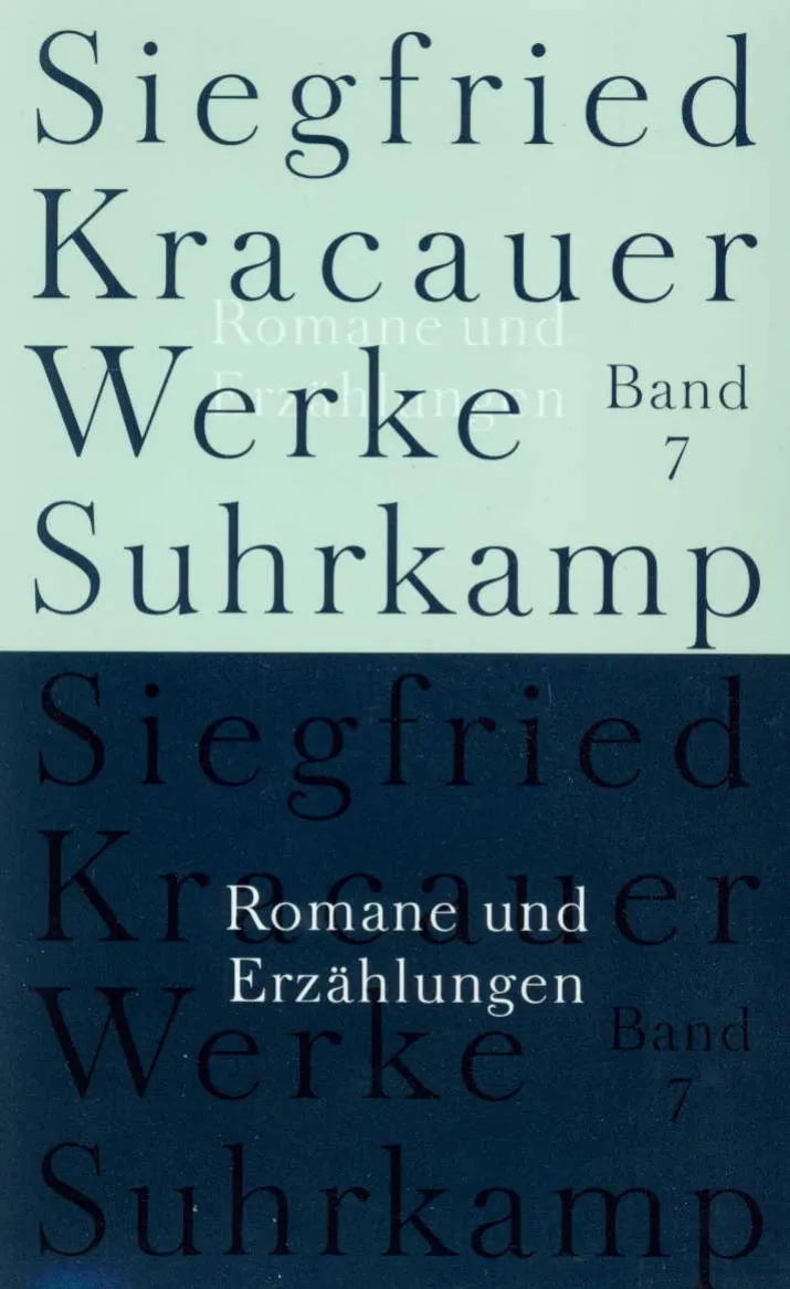 Buchcover von 'Werke in neun Bänden' - Taschenbuch von Siegfried Kracauer