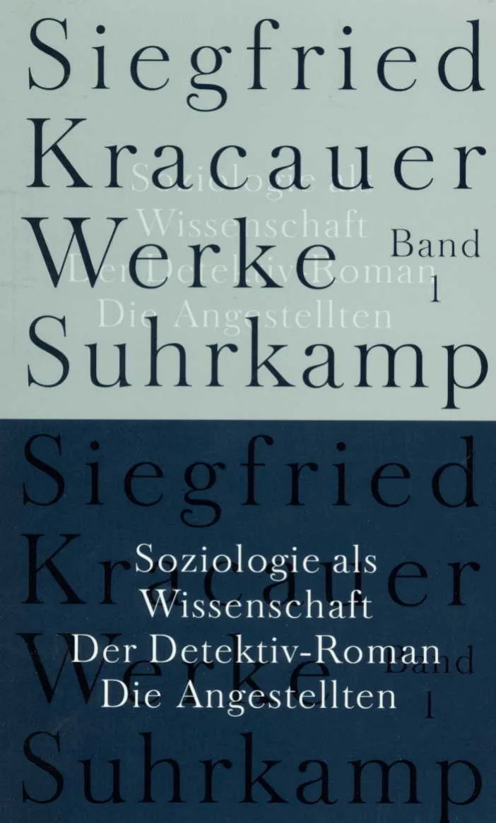 Buchcover von 'Werke in neun Bänden' - Taschenbuch von Siegfried Kracauer
