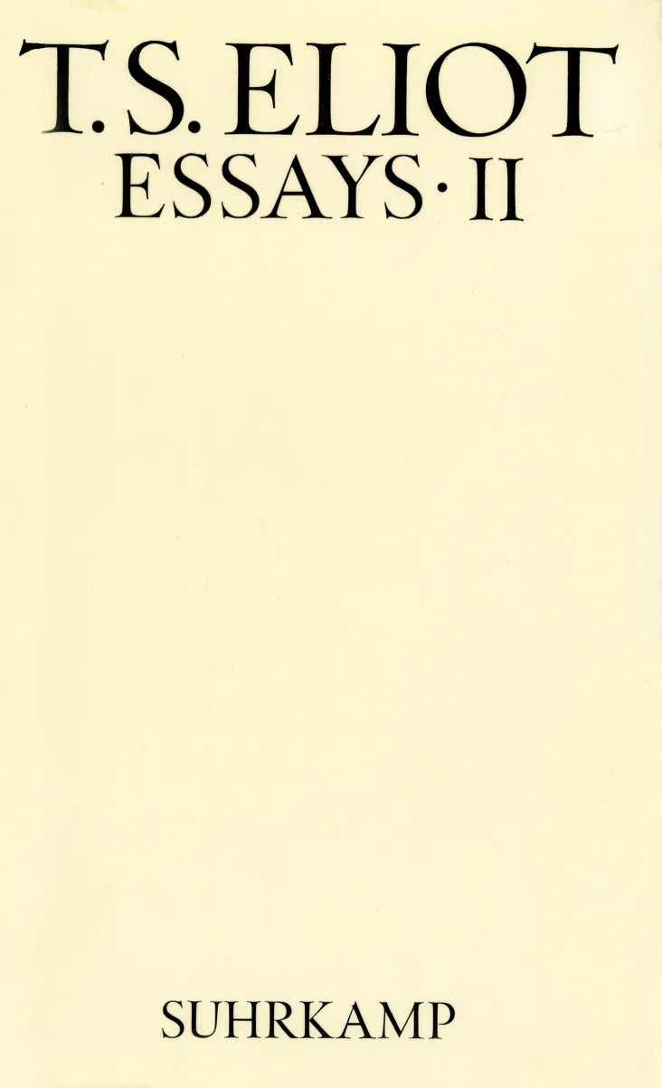 Buchcover von 'Werke in vier Bänden' - Gebundene Ausgabe von T. S. Eliot