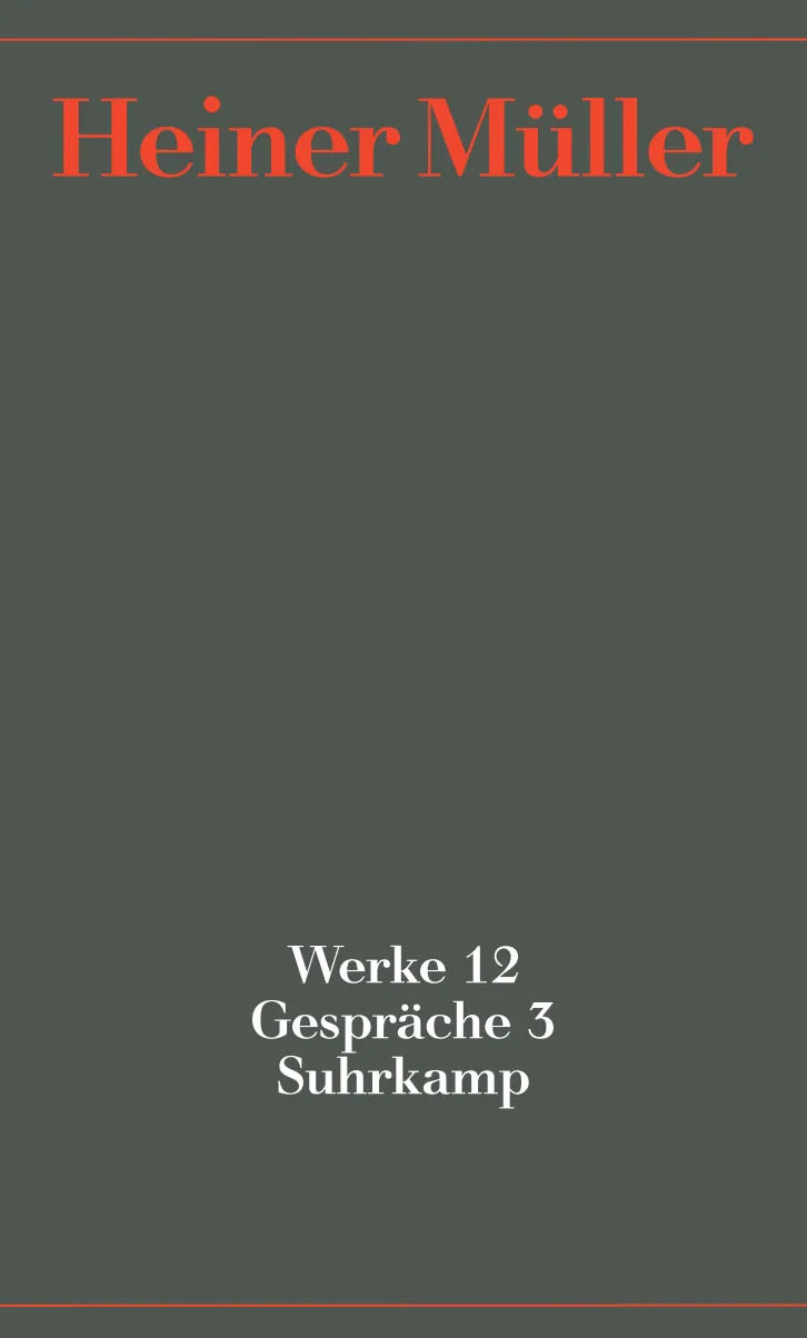 Buchcover von 'Werke' - Taschenbuch von Heiner Müller