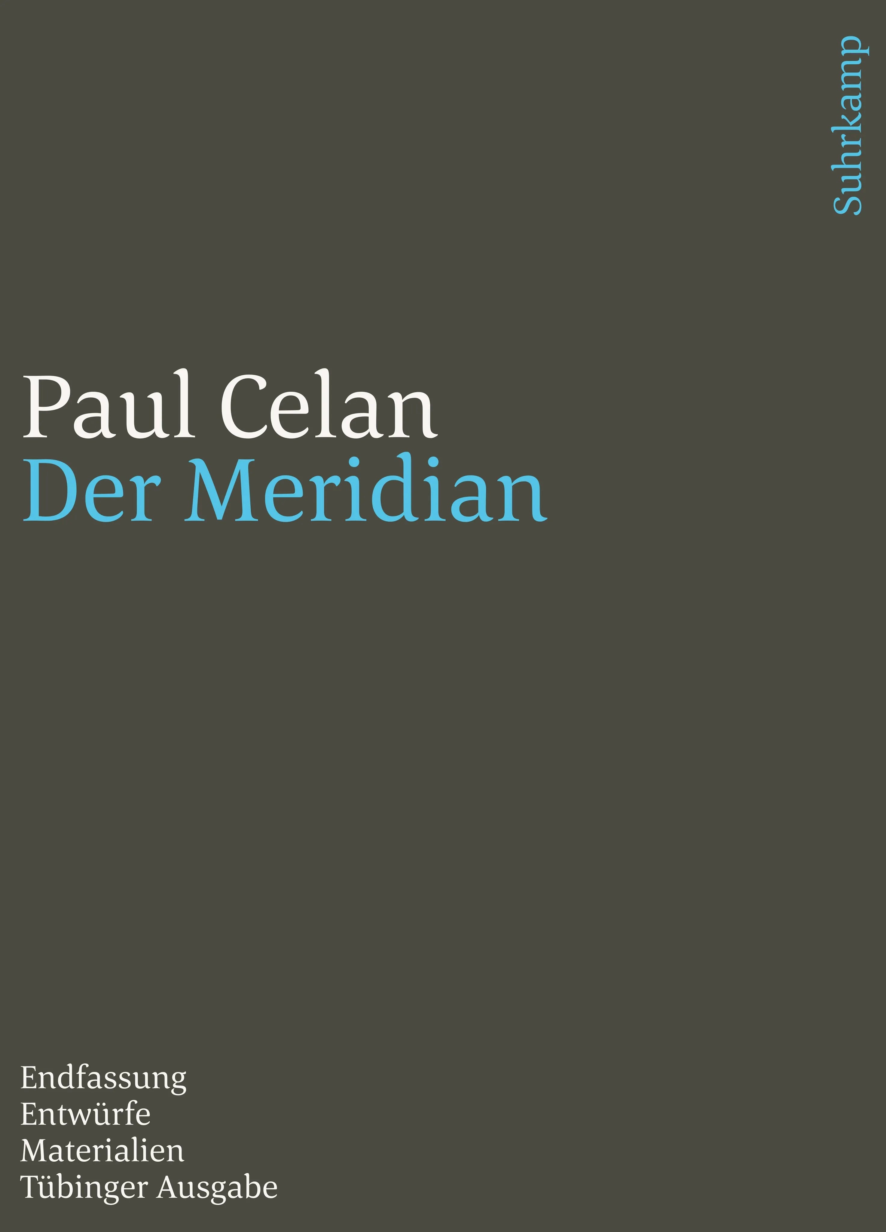 Buchcover von 'Werke. Tübinger Ausgabe' - Taschenbuch von Paul Celan