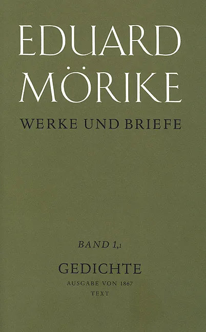 Buchcover von 'Werke und Briefe. Historisch-kritische Gesamtausgabe. Pflichtfortsetzung' - Gebundene Ausgabe von Eduard Mörike