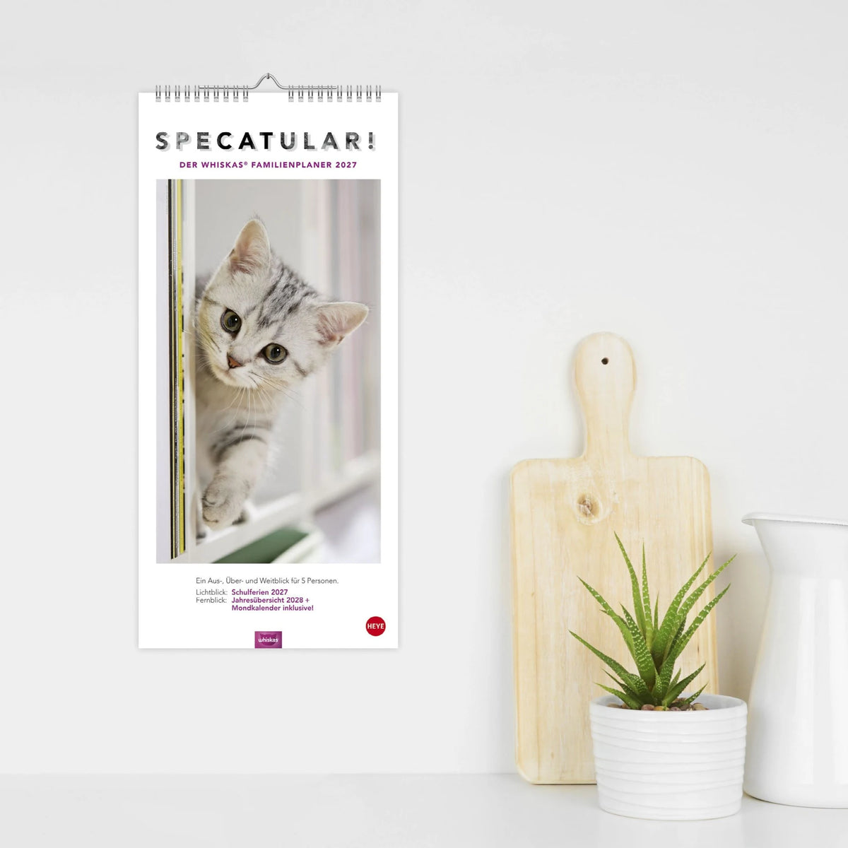Whiskas Familienplaner 2027 – Ansicht