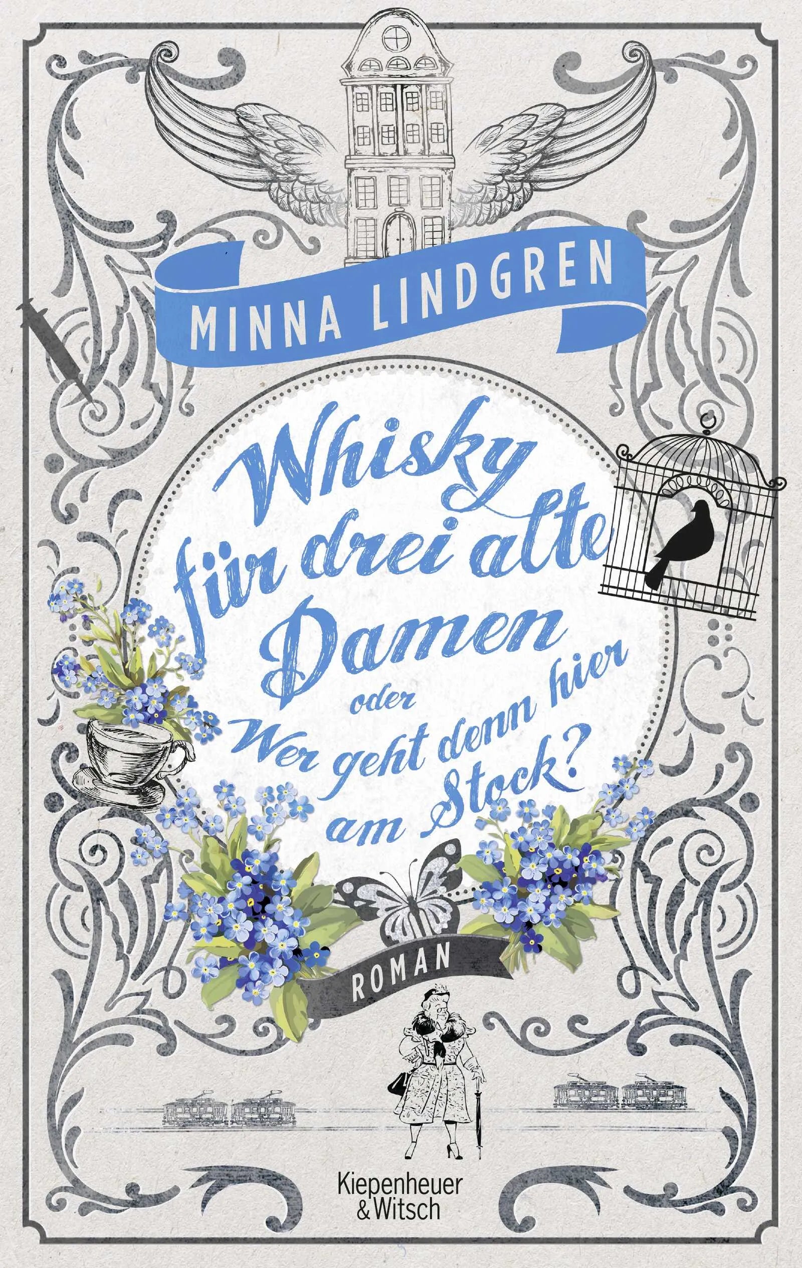 Buchcover von 'Whisky für drei alte Damen oder Wer geht hier am Stock?' - Paperback von Minna Lindgren