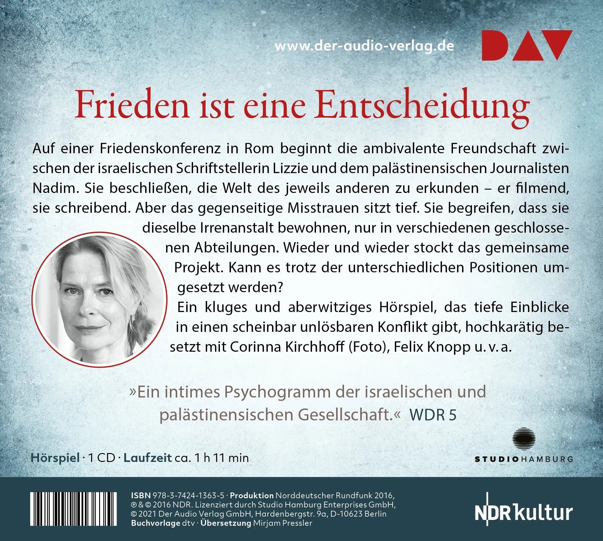 Buchrückseite von 'Who the Fuck Is Kafka' mit Klappentext - Hörbuch (CD)