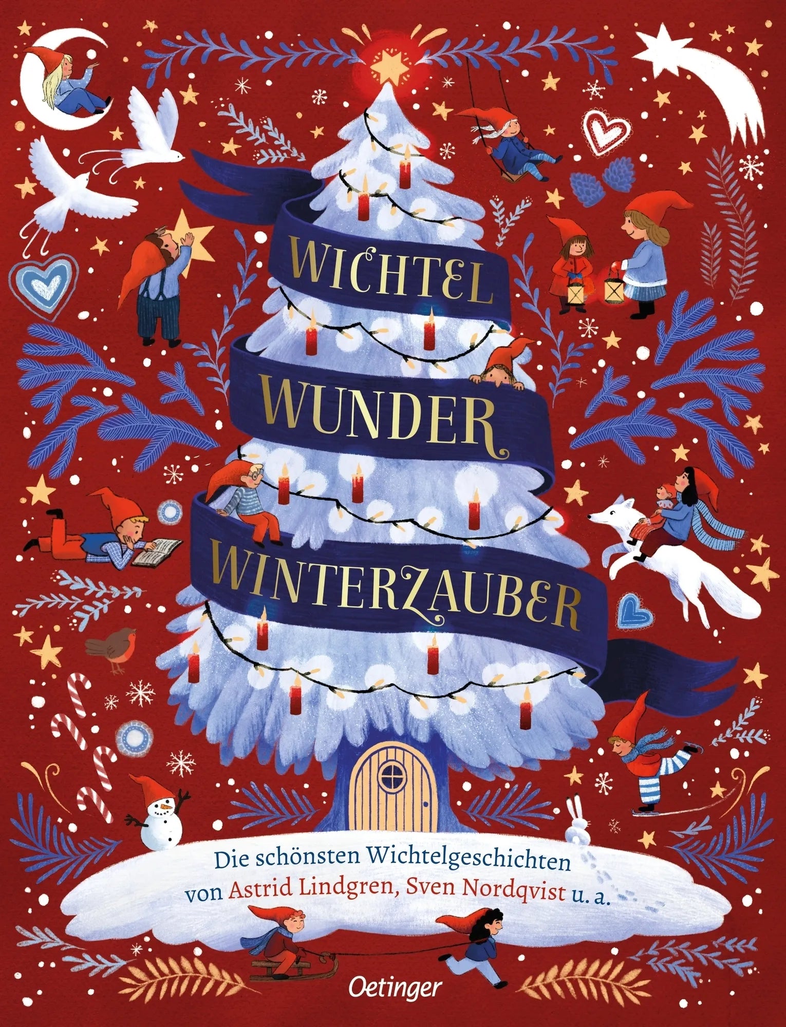 Buchcover von 'Wichtel, Wunder, Winterzauber' - Gebundene Ausgabe von Astrid Lindgren