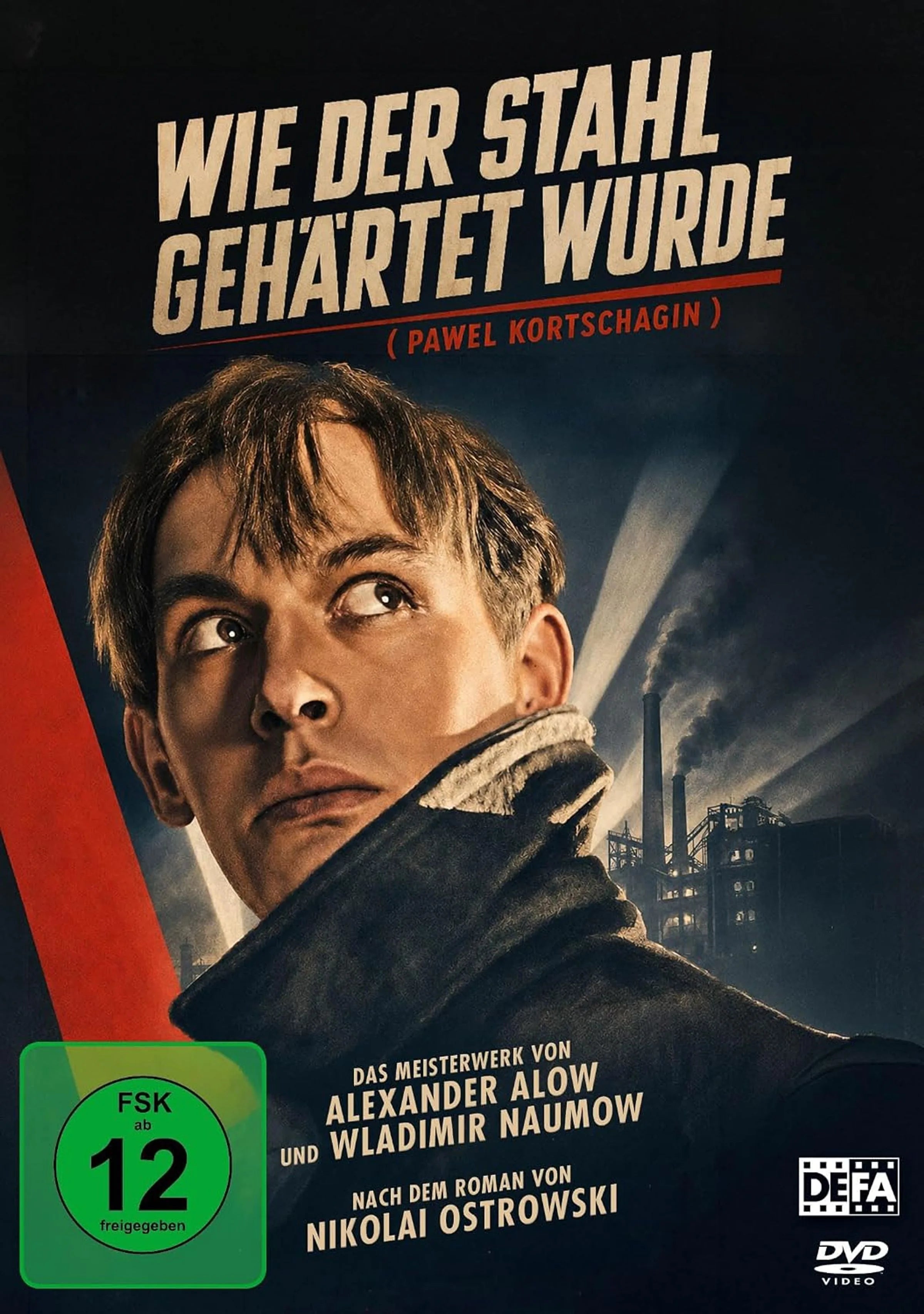 DVD-Cover: Wie der Stahl gehärtet wurde. Regie: Alexander Alow