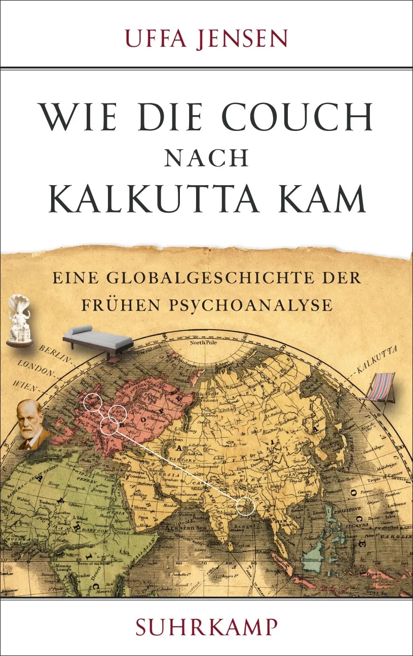 Buchcover von 'Wie die Couch nach Kalkutta kam' - Gebundene Ausgabe von Uffa Jensen
