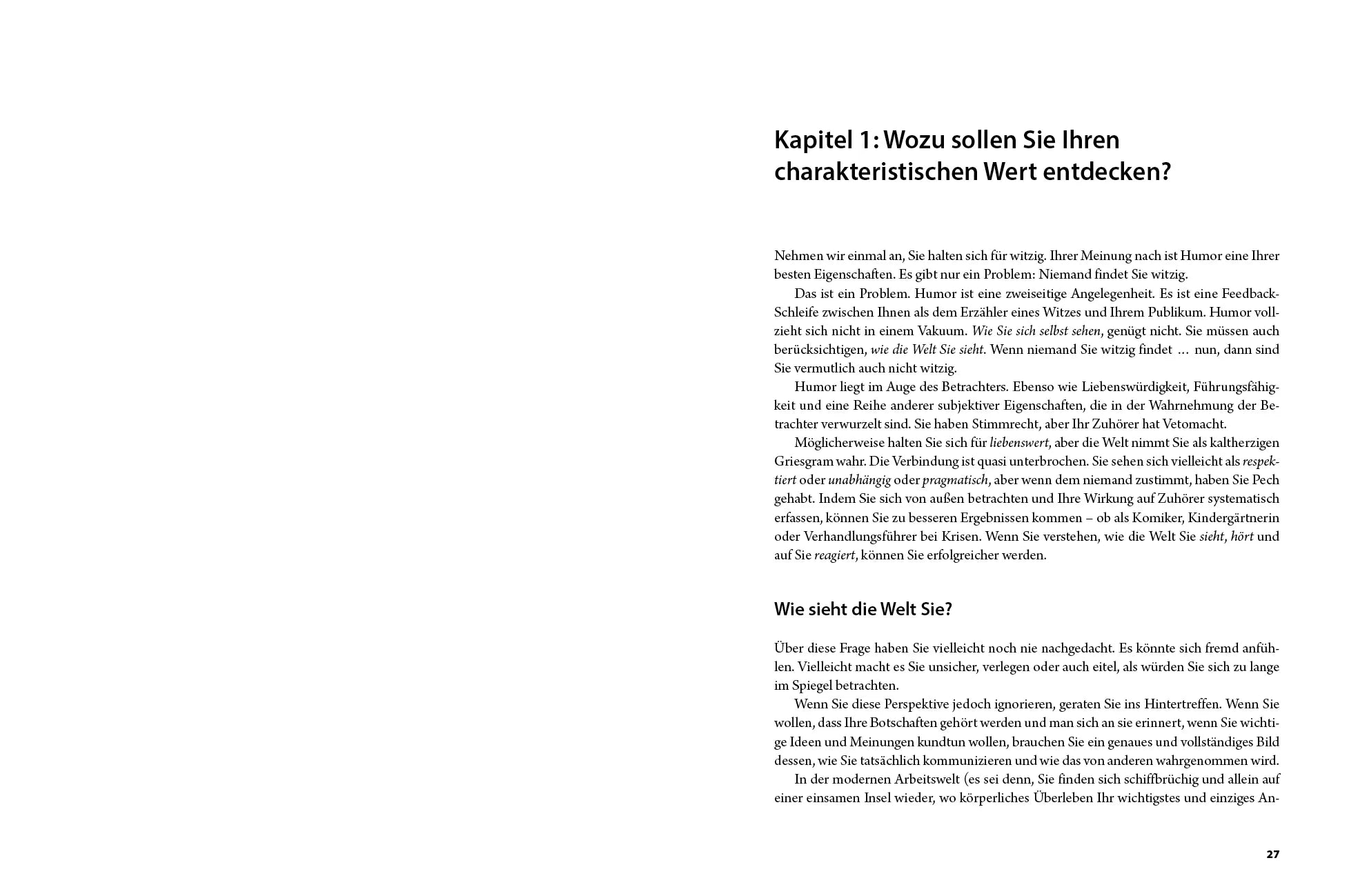 Innenansicht von 'Wie die Welt dich sieht' - Taschenbuch