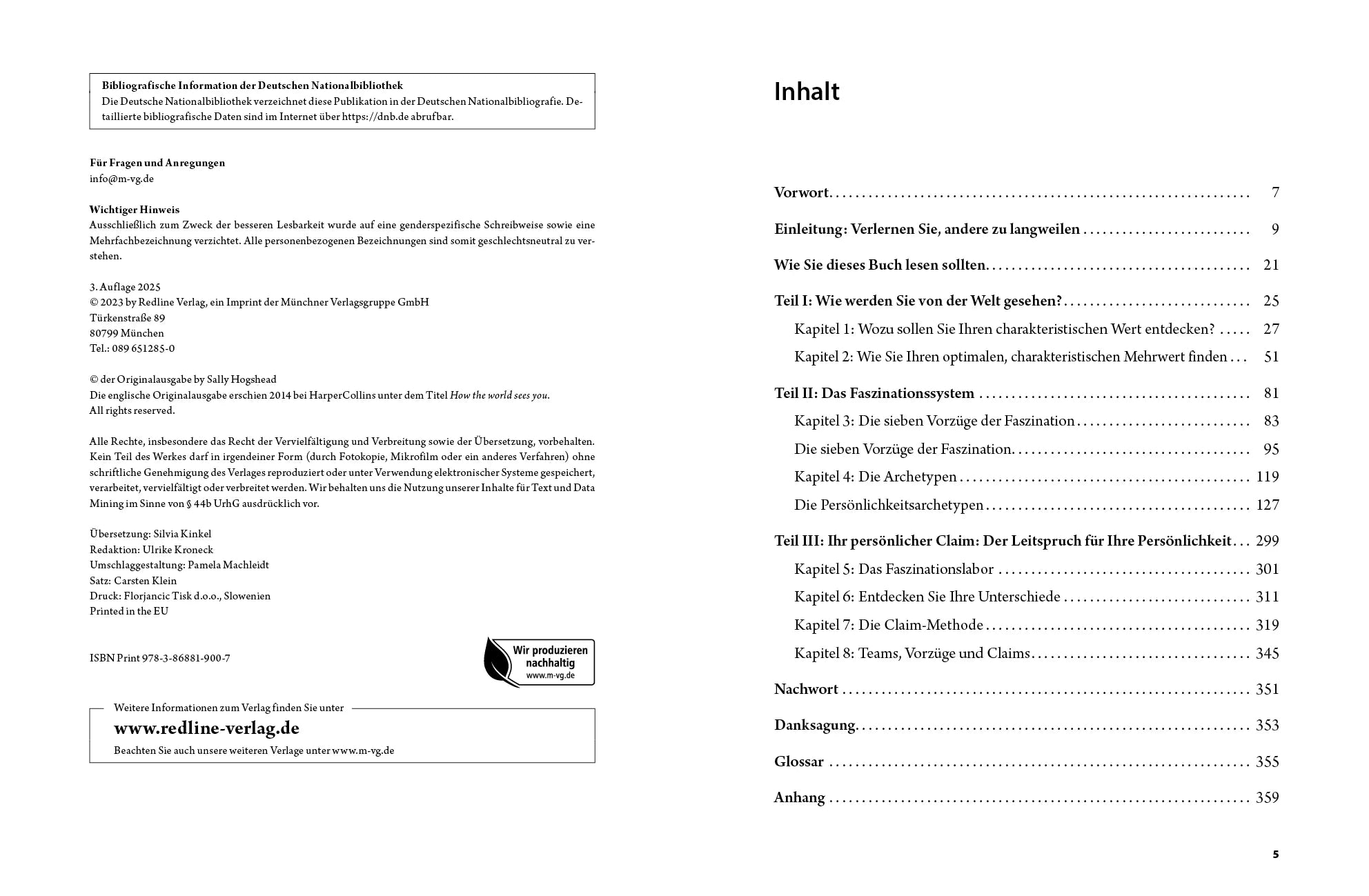 Innenansicht von 'Wie die Welt dich sieht' - Taschenbuch