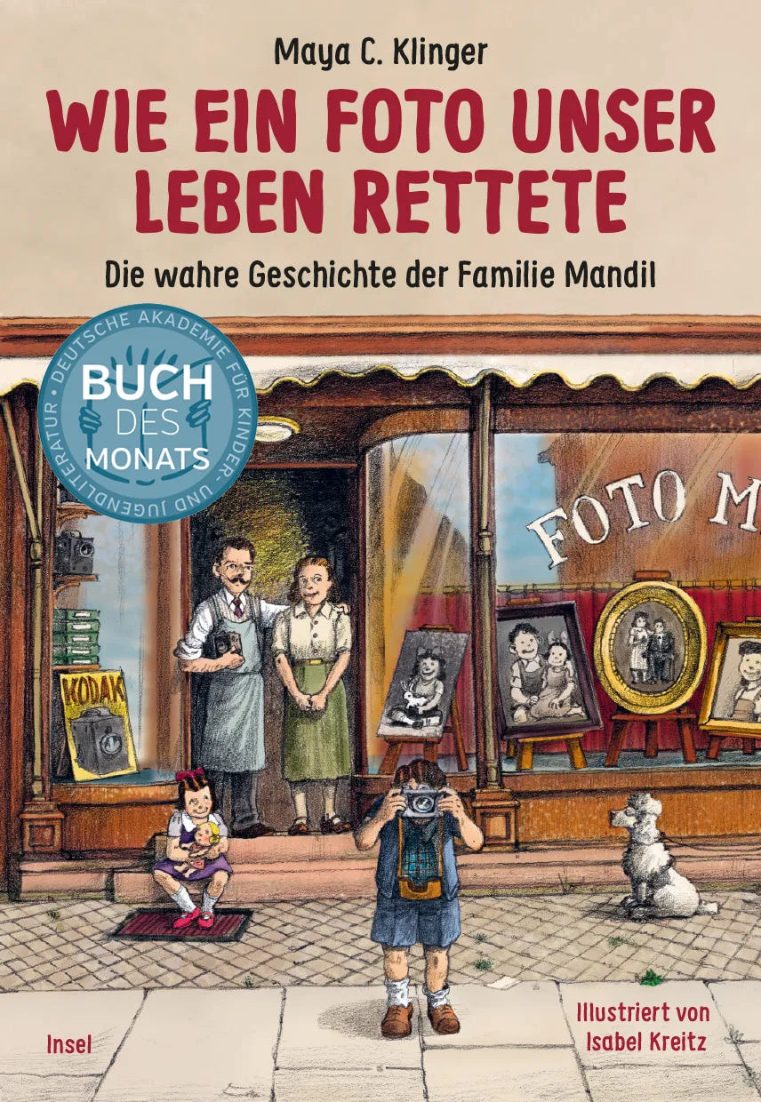 Buchcover von 'Wie ein Foto unser Leben rettete' - Gebundene Ausgabe von Maya C. Klinger