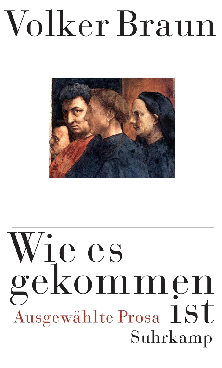 Buchcover von 'Wie es gekommen ist' - Gebundene Ausgabe von Volker Braun