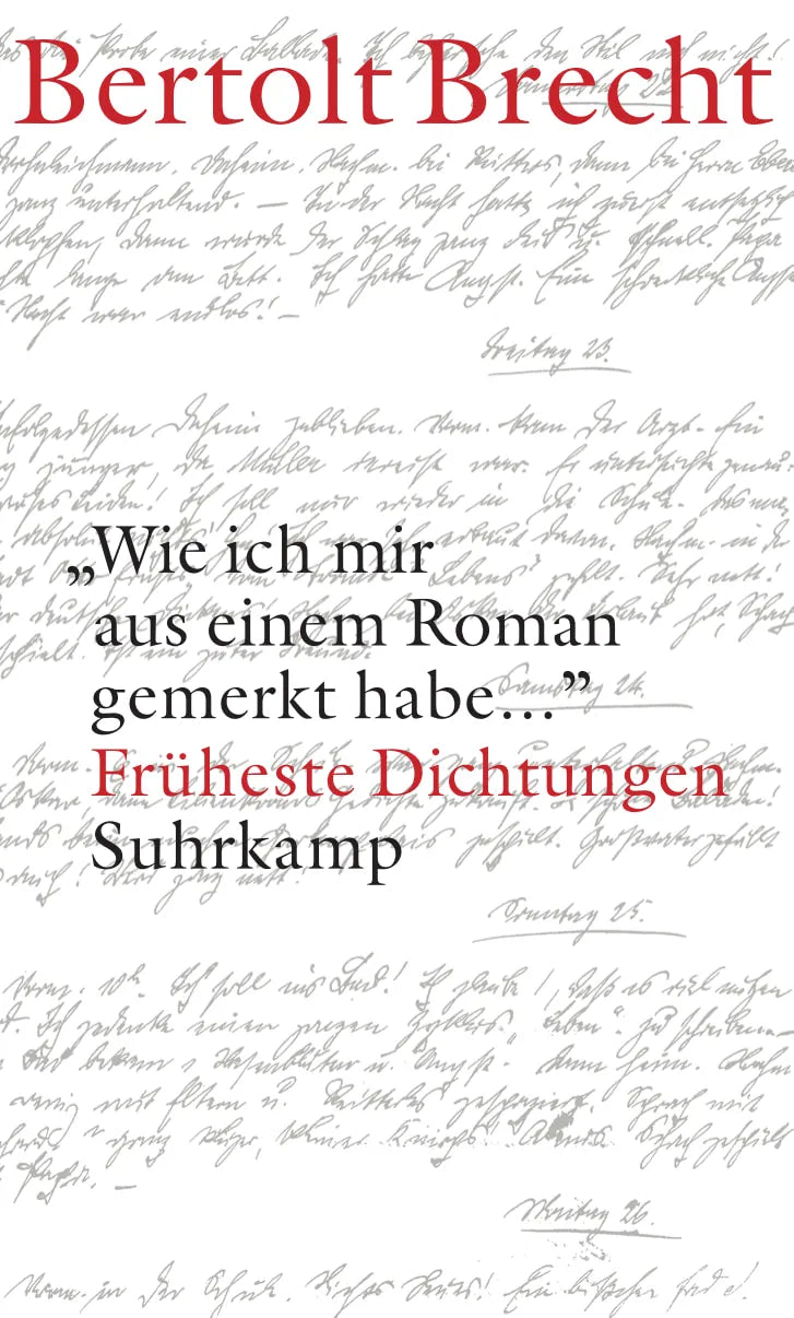 Buchcover von '»Wie ich mir aus einem Roman gemerkt habe ...«' - Gebundene Ausgabe von Bertolt Brecht
