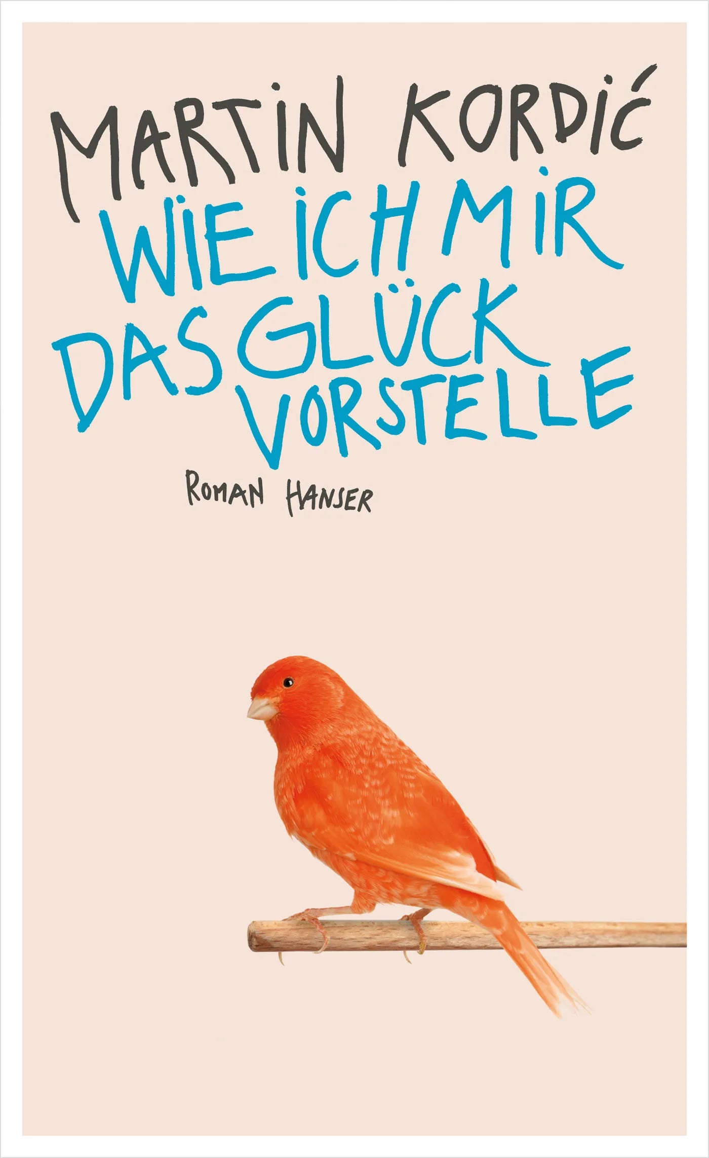 Buchcover von 'Wie ich mir das Glück vorstelle' - Gebundene Ausgabe von Martin Kordic