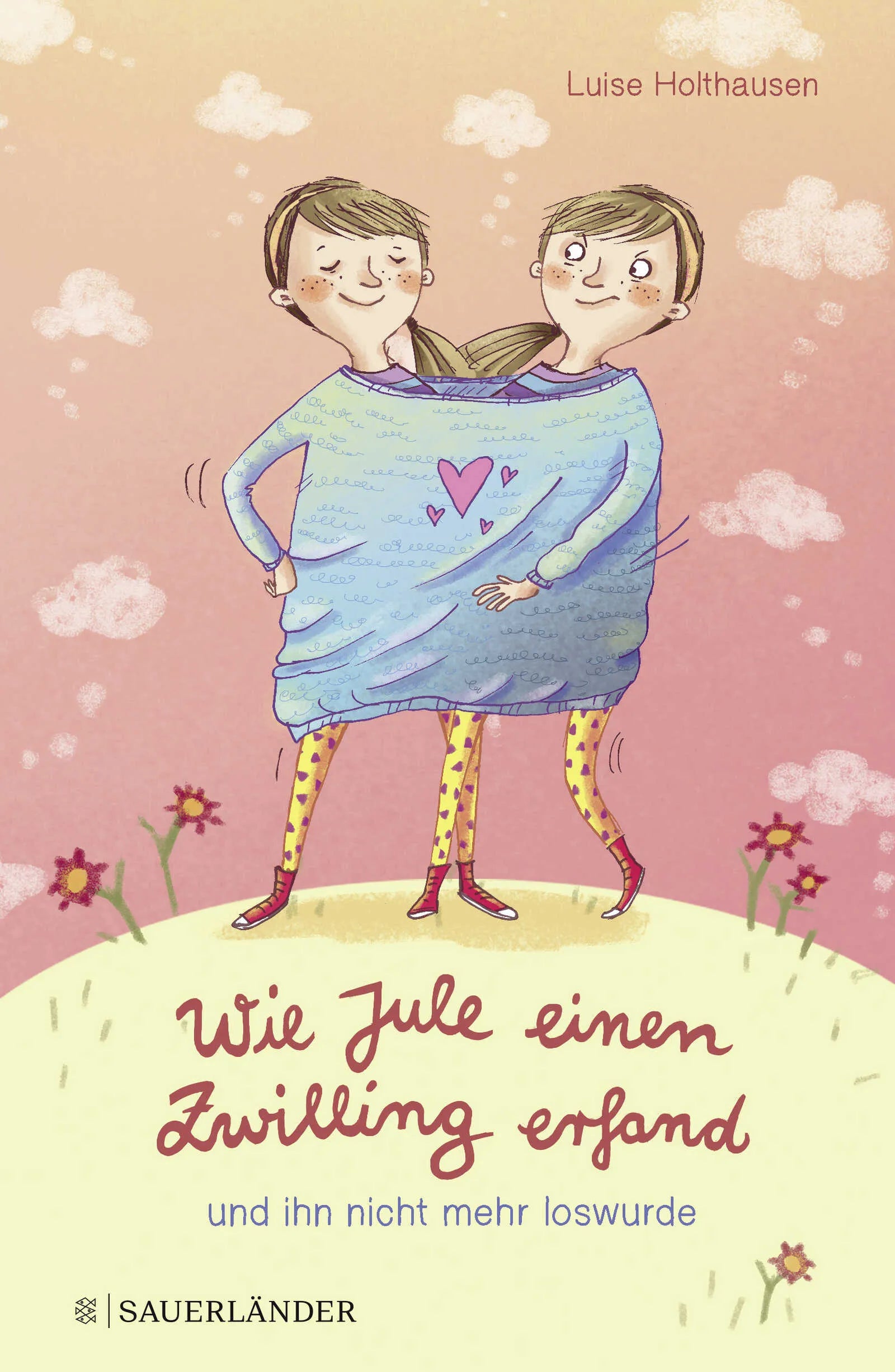 Buchcover von 'Wie Jule einen Zwilling erfand und ihn nicht mehr loswurde' - Gebundene Ausgabe von Luise Holthausen
