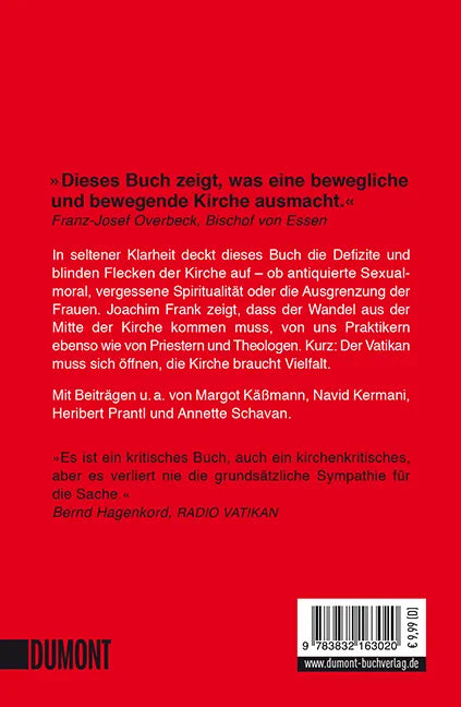 Buchrückseite von 'Wie kurieren wir die Kirche?' mit Klappentext - Taschenbuch