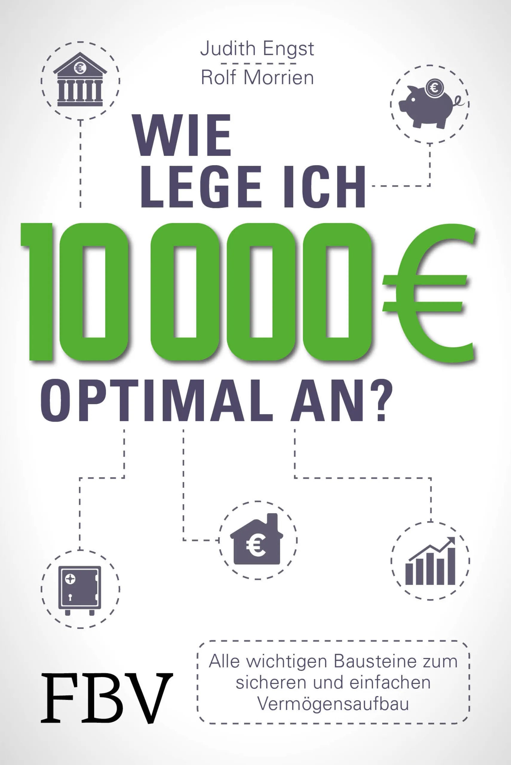 Buchcover von 'Wie lege ich 10000 Euro optimal an?' - Taschenbuch von Rolf Morrien